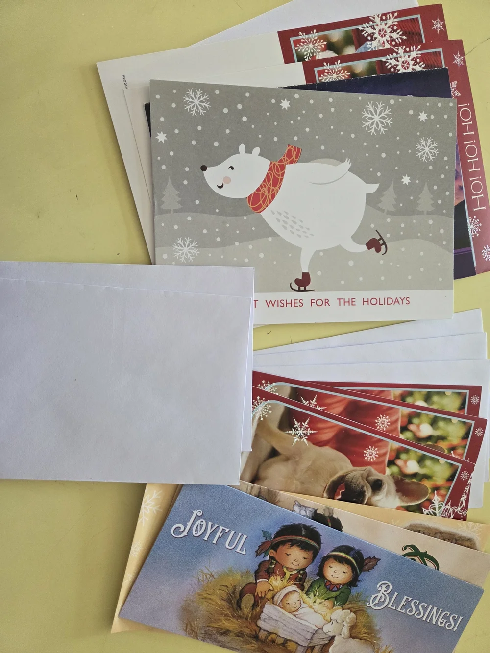 9 Assorted Holiday Greeting Cardsand Envelopes